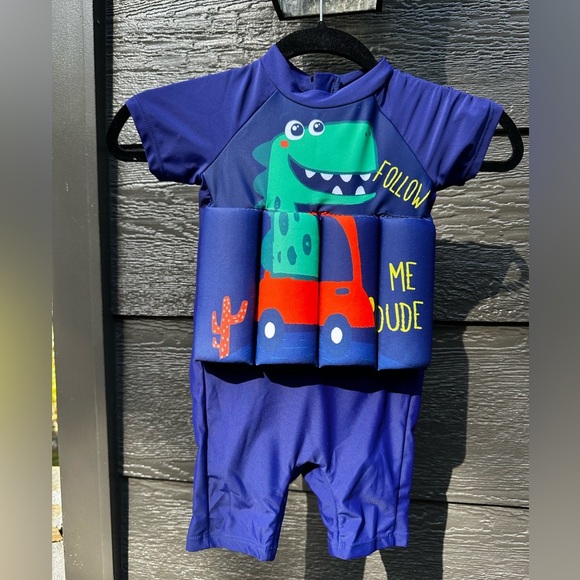 Floatee Kids One Piece Swimsuit Size 1-2 years old - Picture 1 of 6
